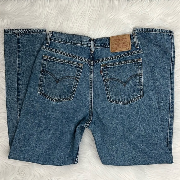 Vintage Levi’s 512 Slim Fit Tapered Leg 90s Mom Jeans Size 12 - Picture 9 of 11